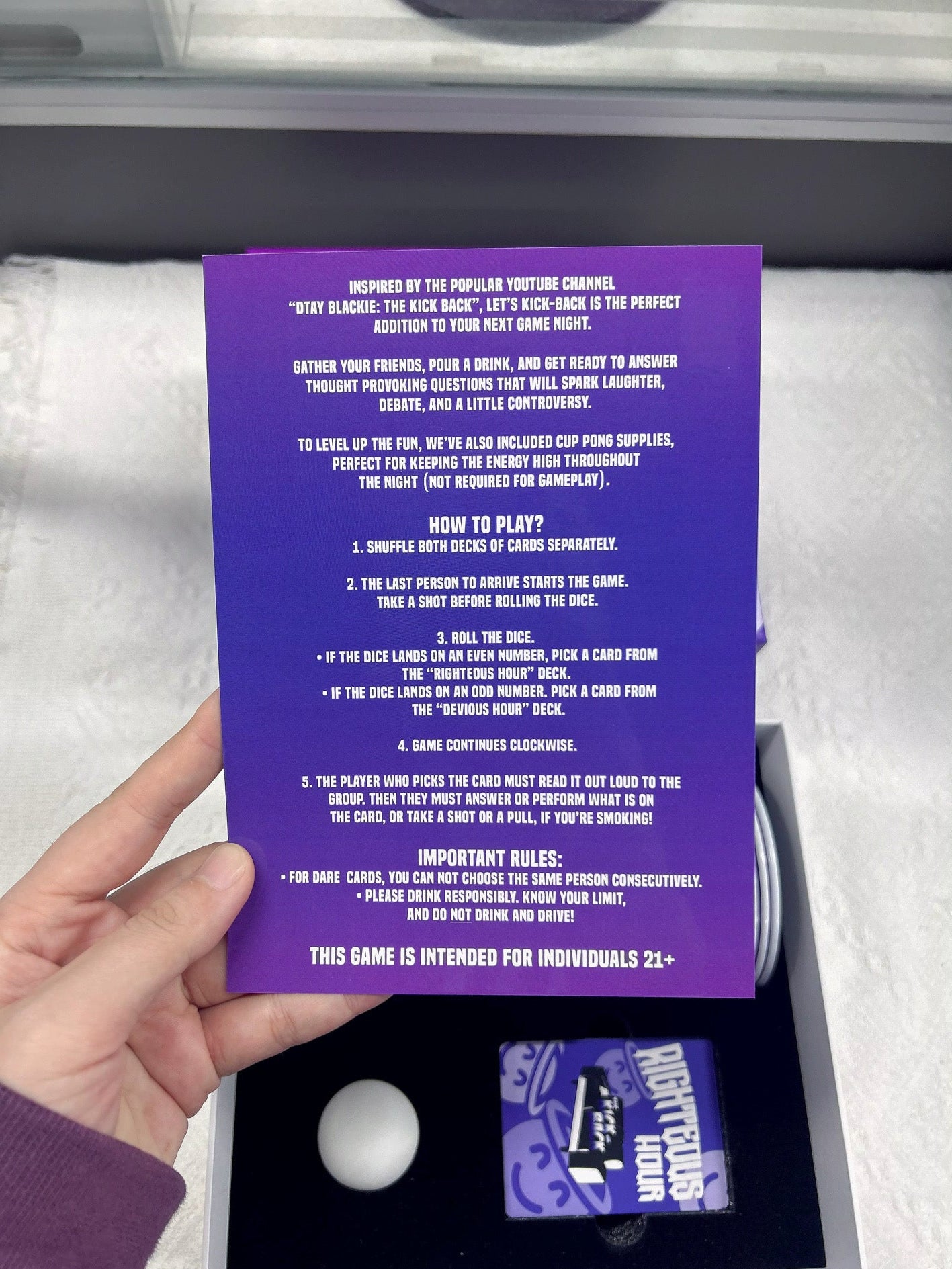 The Kick Back Card Game