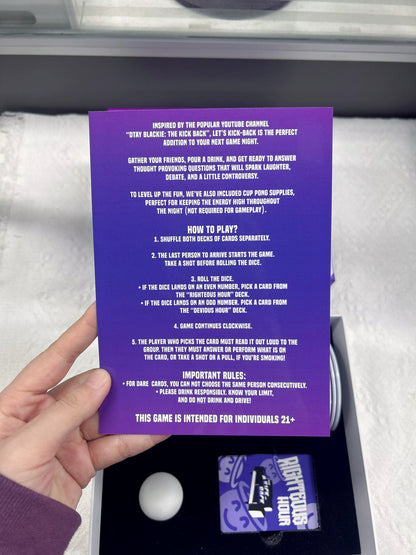 The Kick Back Card Game